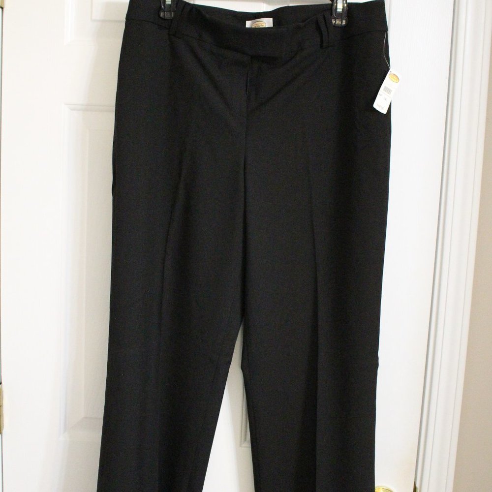 Talbots Black Dress Pants 14L (long).  New with tags. Stretch light weight mater